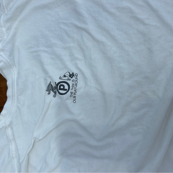 Men’s Doodle Snowboard T-shirt white collectible Burton stains see photos - Picture 2 of 4